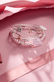 Breast Cancer Awareness Pink Ribbon Flex Cuff - Aaria Tees Aaria Tees