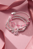 Breast Cancer Awareness Pink Ribbon Bangle - Aaria Tees Aaria Tees