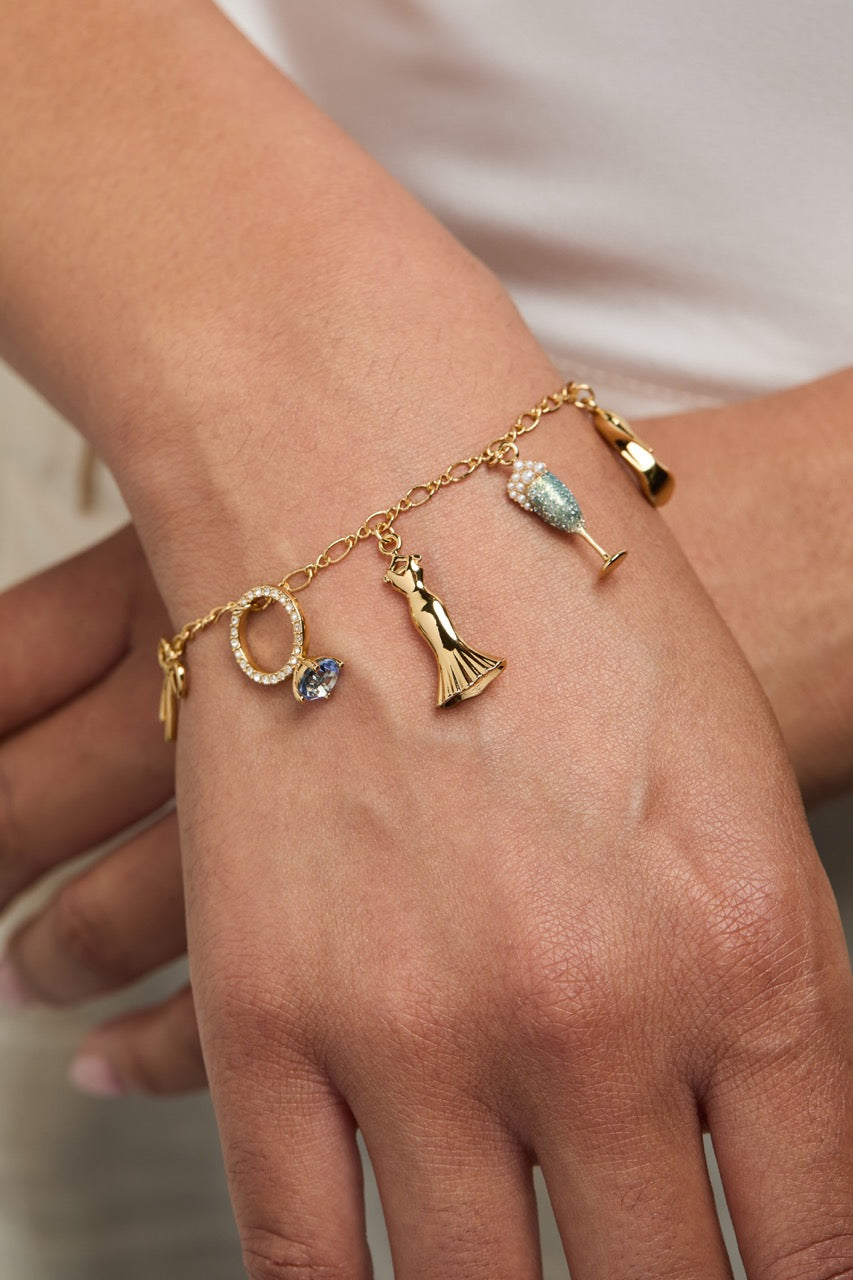 Bridal Multi-Charm Bracelet - Aaria Tees Aaria Tees
