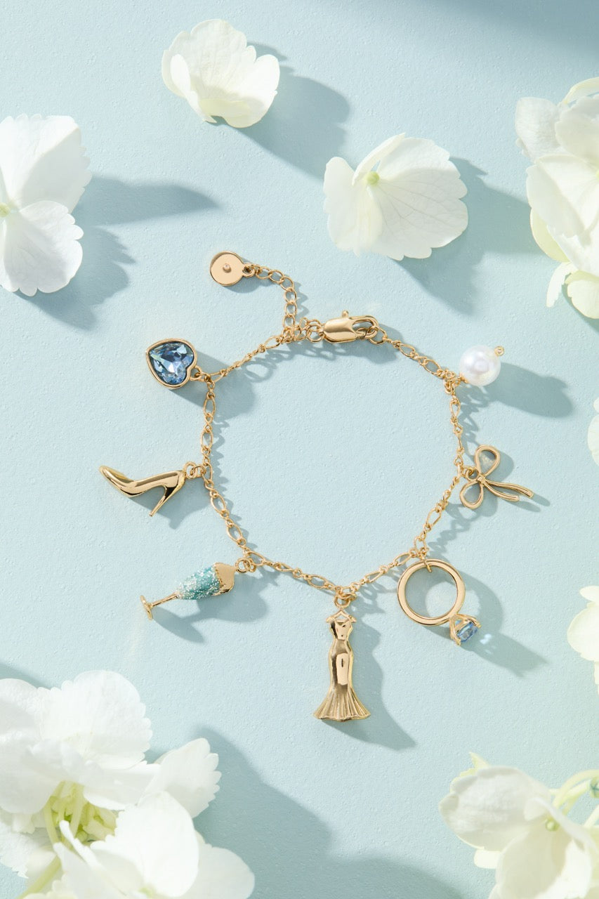 Bridal Multi-Charm Bracelet - Aaria Tees Aaria Tees