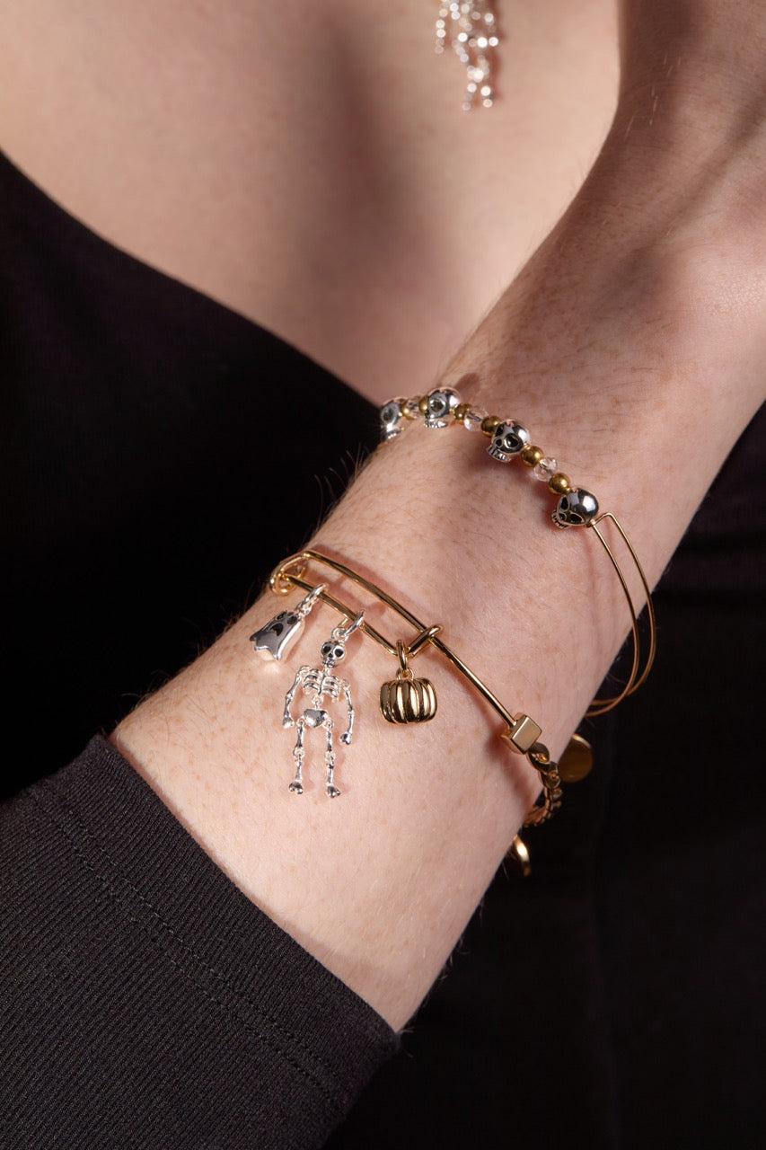 Skull Beaded Bangle - Aaria Tees Aaria Tees