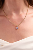 June 'Luck' Heart Birthstone Charm - Aaria Tees Aaria Tees