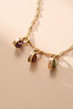 January 'Courage' Heart Birthstone Charm - Aaria Tees Aaria Tees