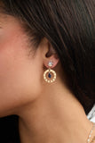 Moon Phase Statement Earring - Aaria Tees Aaria Tees