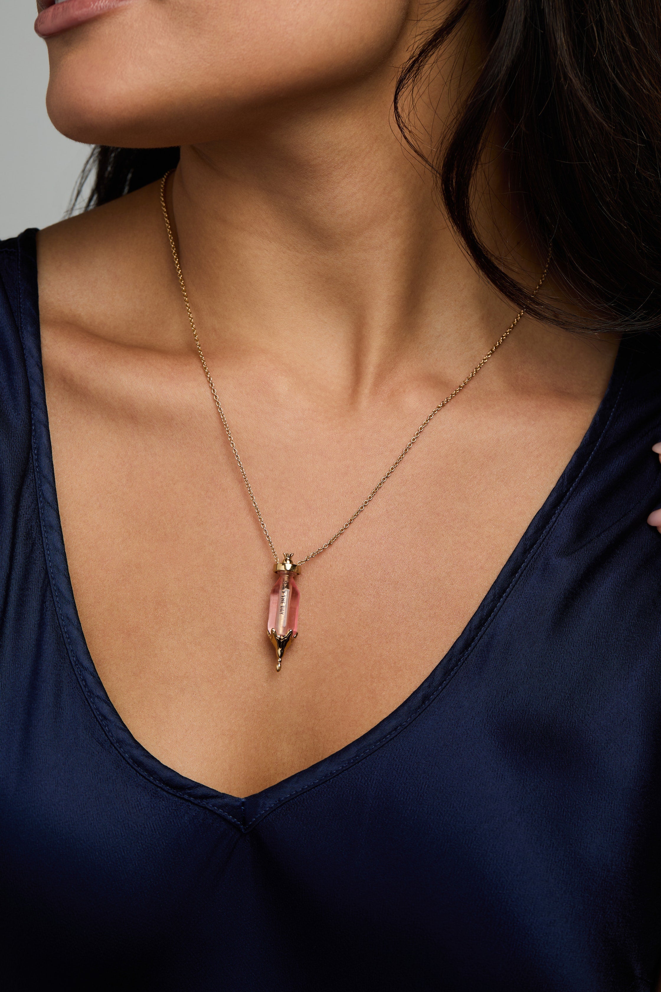 'You Are Loved' Potion Bottle Slider Necklace - Aaria Tees Aaria Tees