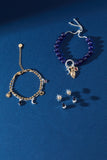 Moon Magic Beaded Charm Bolo Bracelet - Aaria Tees Aaria Tees