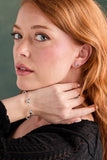 Puffy Butterfly Crystal Stud Earrings - Aaria Tees Aaria Tees