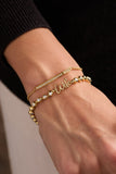 Wife Elongated Crystal Stretch Bracelet - Aaria Tees Aaria Tees