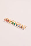 December Emerald-Cut Birthstone Stud Earrings - Aaria Tees Aaria Tees