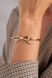 Bow Pearl Coquette Tension Bangle - Aaria Tees Aaria Tees