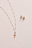 4:13 Cross Stud Earrings - Aaria Tees Aaria Tees