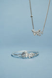 Glass Butterfly Inline Necklace - Aaria Tees Aaria Tees