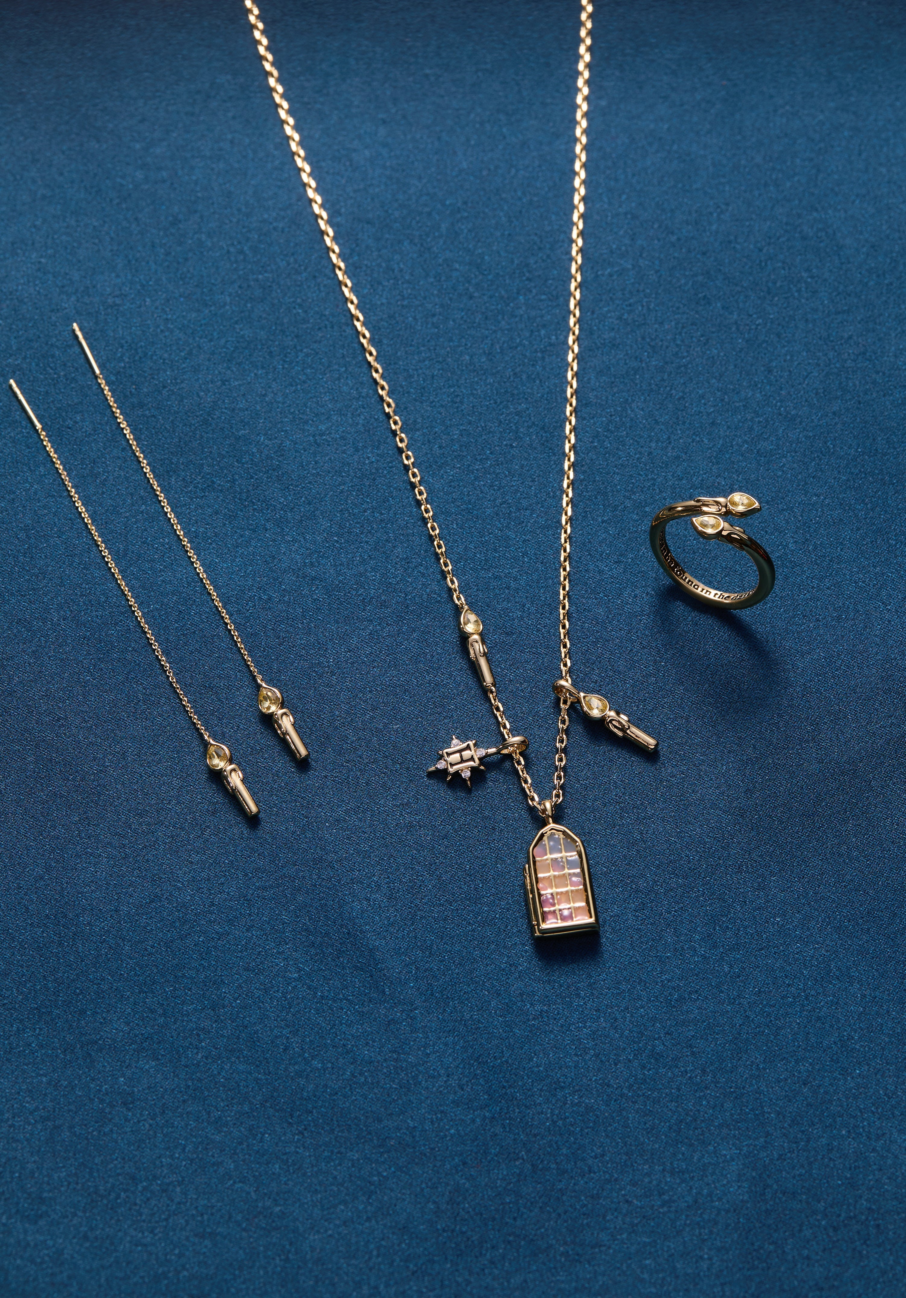 Harry Potter™ Great Hall Candle Threader Earrings - Aaria Tees Aaria Tees