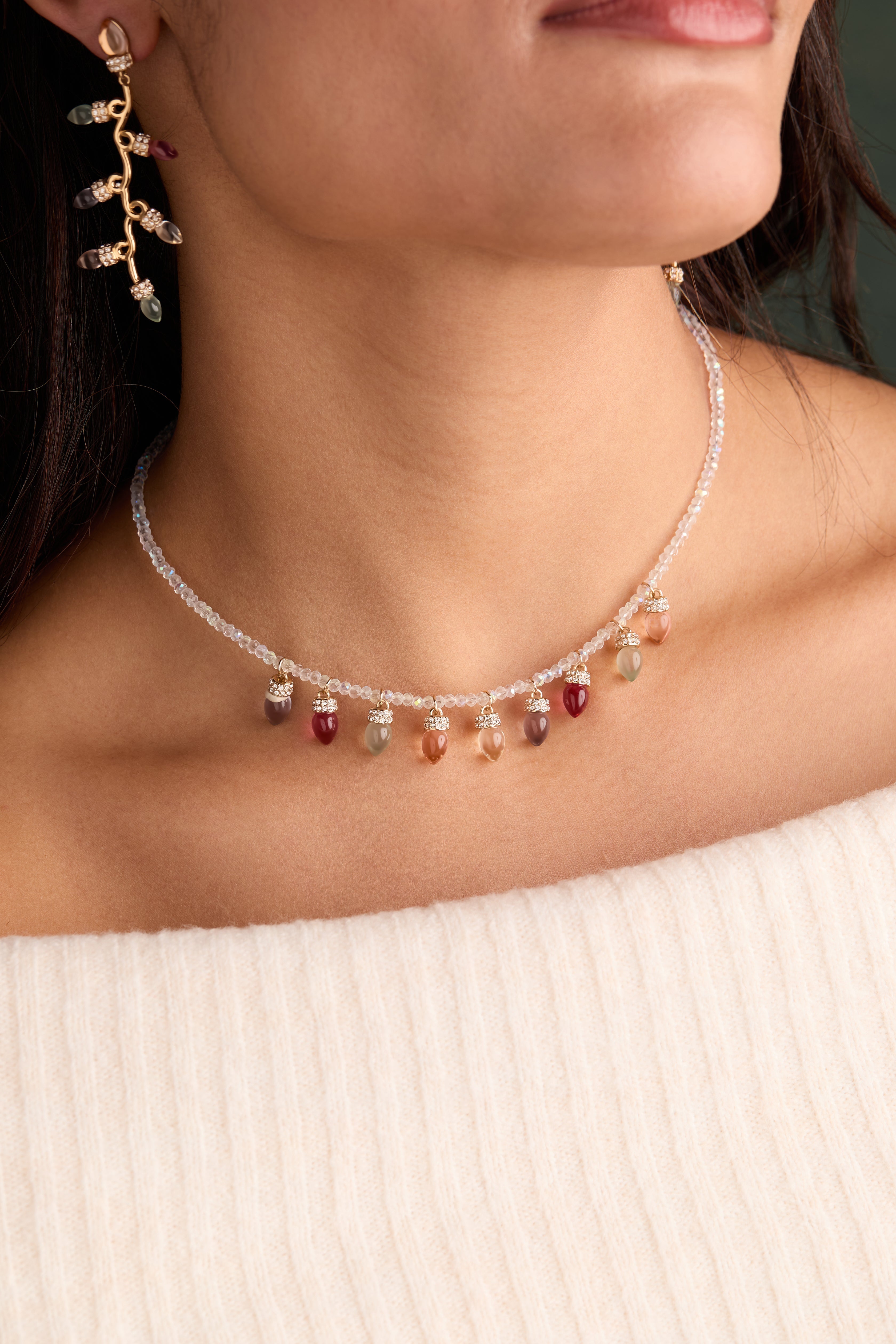 Christmas Muted Light Bulb Necklace - Aaria Tees Aaria Tees