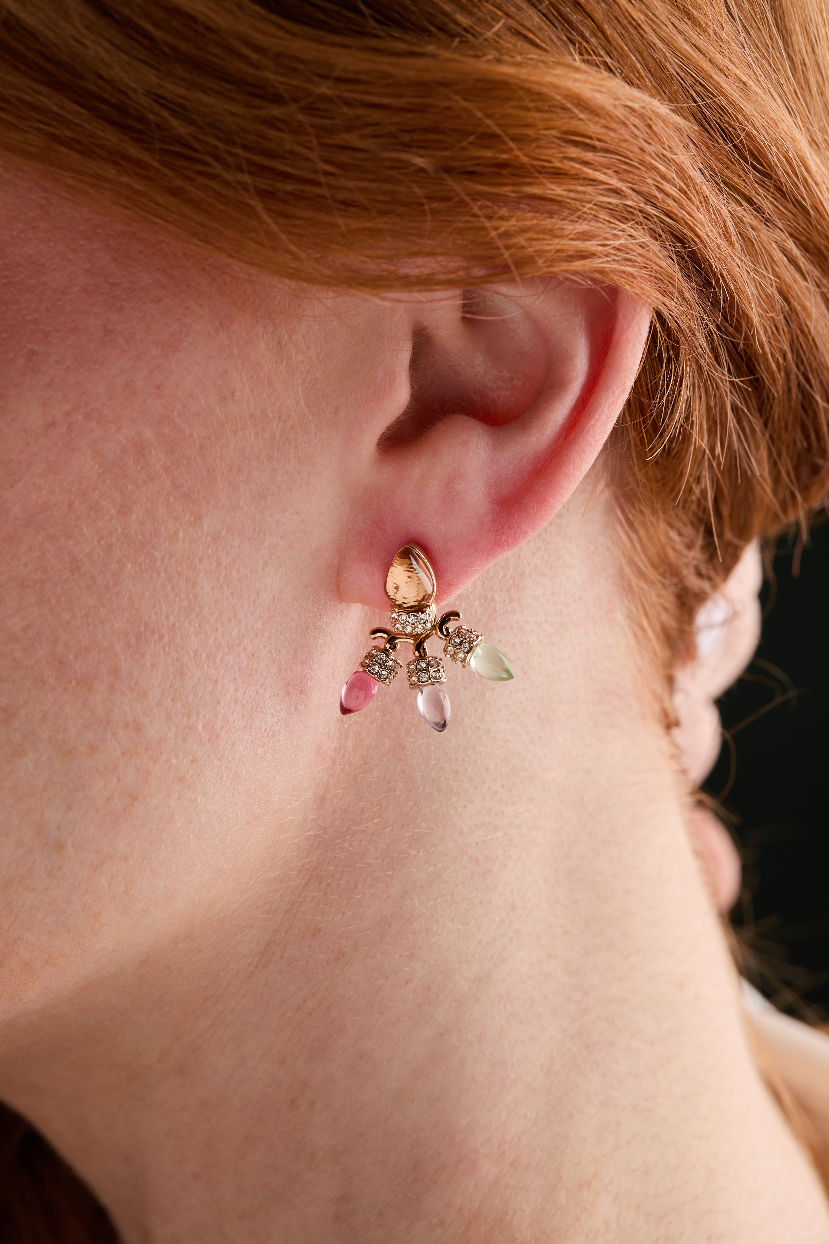 Christmas Muted Light Bulb Jacket Earrings - Aaria Tees Aaria Tees