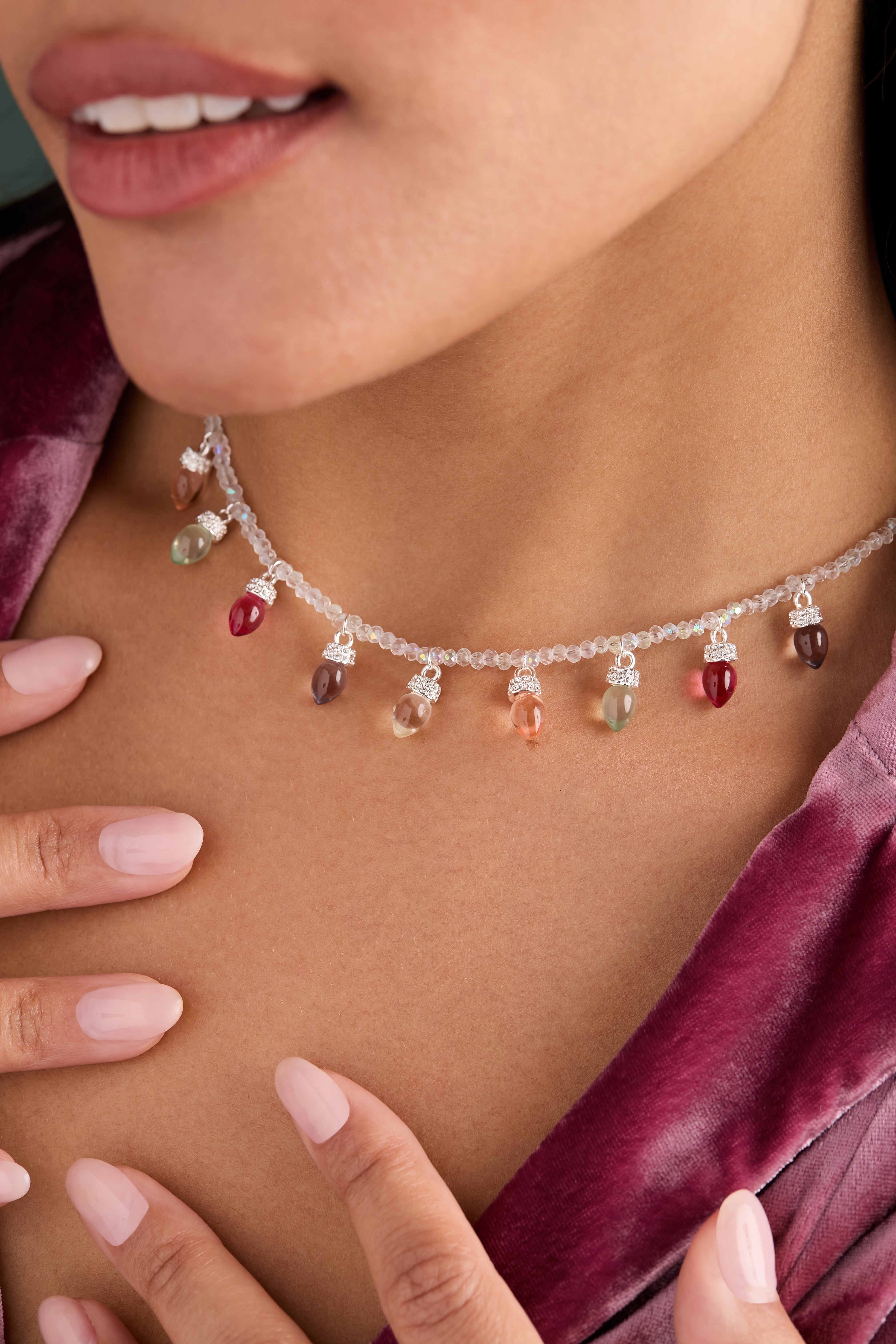 Christmas Muted Light Bulb Necklace - Aaria Tees Aaria Tees