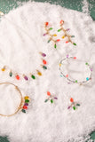 Christmas Light Bulb Charm Bangle - Aaria Tees Aaria Tees