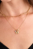 Aries Zodiac Charm Cluster Necklace - Aaria Tees Aaria Tees