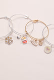 Cat Mom Charm Bangle - Aaria Tees Aaria Tees