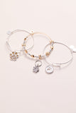 Dog Mom Charm Bangle - Aaria Tees Aaria Tees