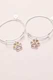 Dog Mom Charm Bangle - Aaria Tees Aaria Tees