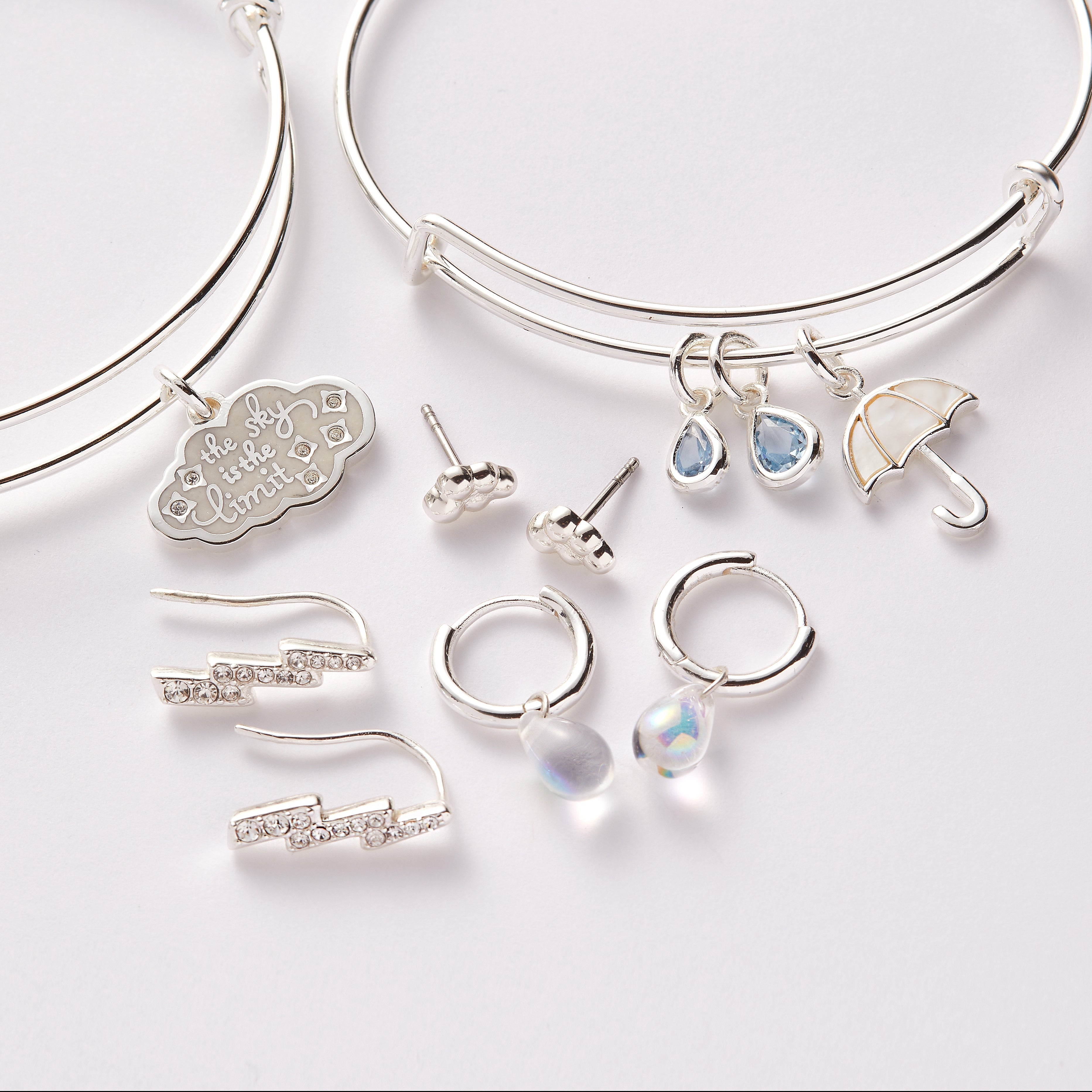 Mother of Pearl Umbrella Bangle - Aaria Tees Aaria Tees
