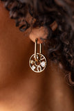 Love and Luck Wheel Hoop Earrings - Aaria Tees Aaria Tees
