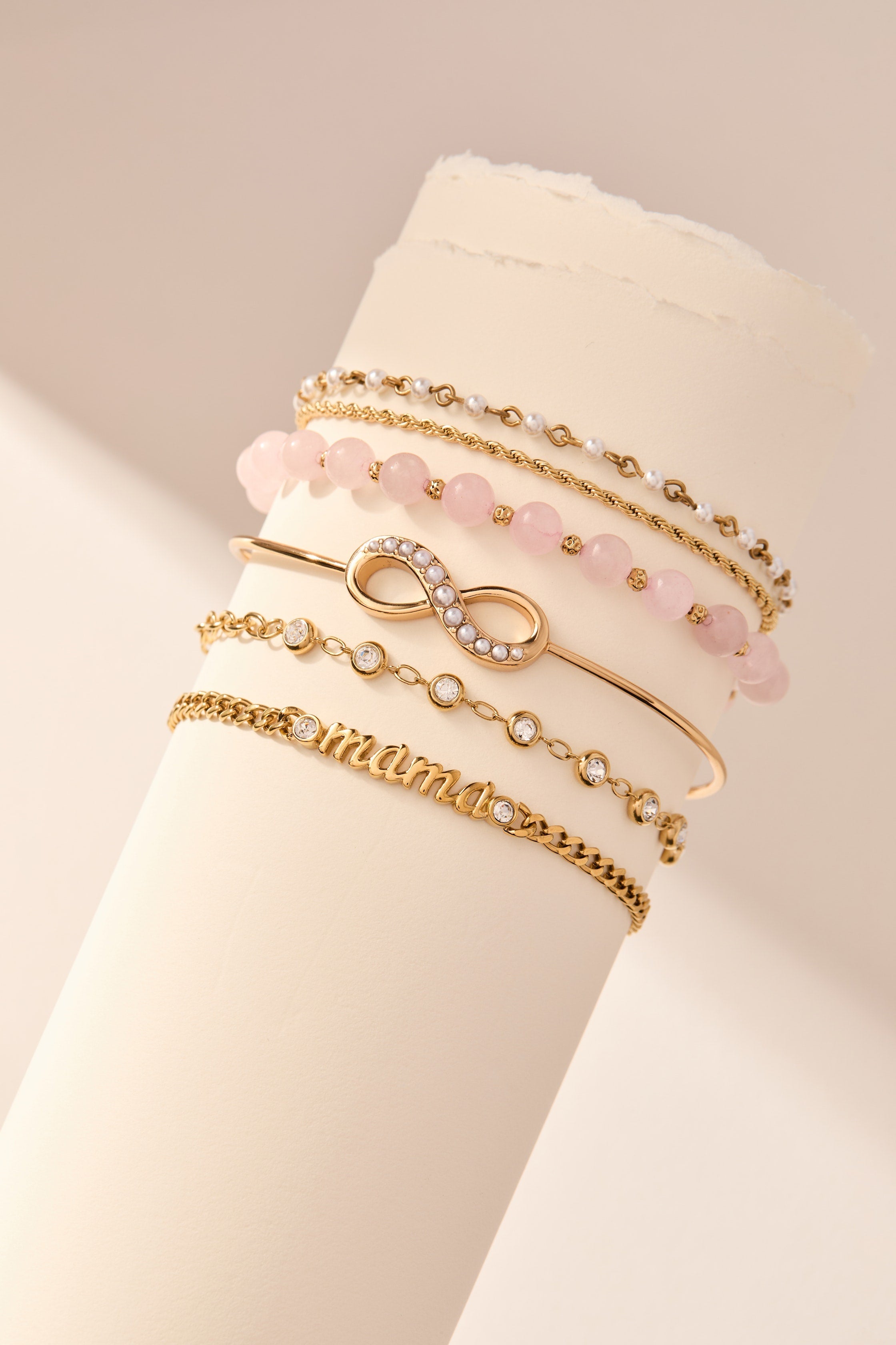 Mama Curb Chain Bracelet - Aaria Tees Aaria Tees