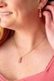 PEEPS® Pink Crystal Bunny Pendant Necklace - Aaria Tees Aaria Tees