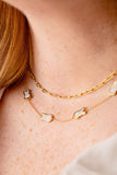 PEEPS® Pearlized Bunny Charm Necklace - Aaria Tees Aaria Tees