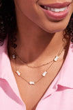 PEEPS® Pearlized Bunny Charm Necklace - Aaria Tees Aaria Tees