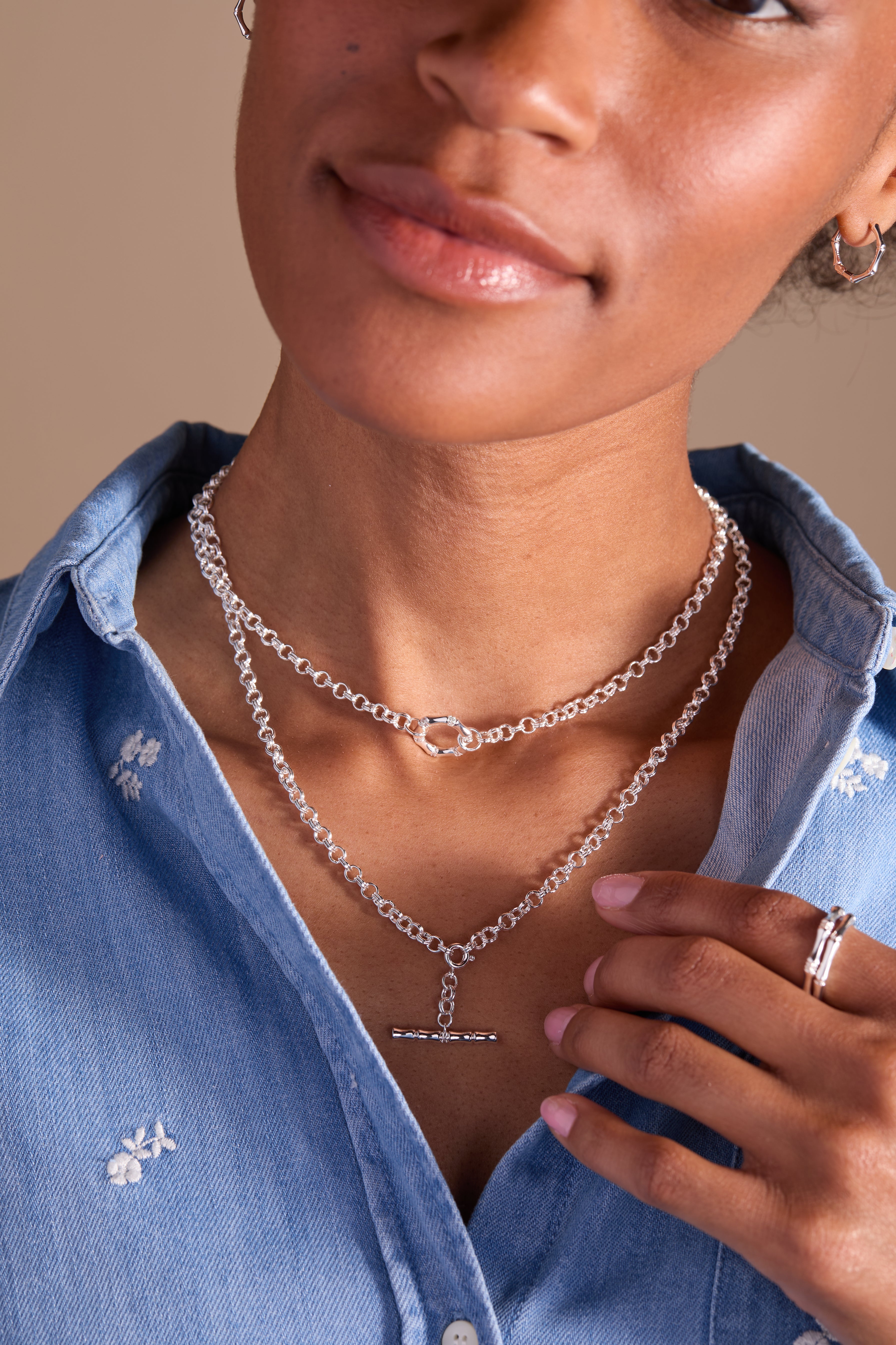 Bamboo Convertible Necklace or Bracelet - Aaria Tees Aaria Tees