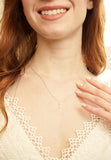 Cross Necklace, Sterling Silver - Aaria Tees Aaria Tees