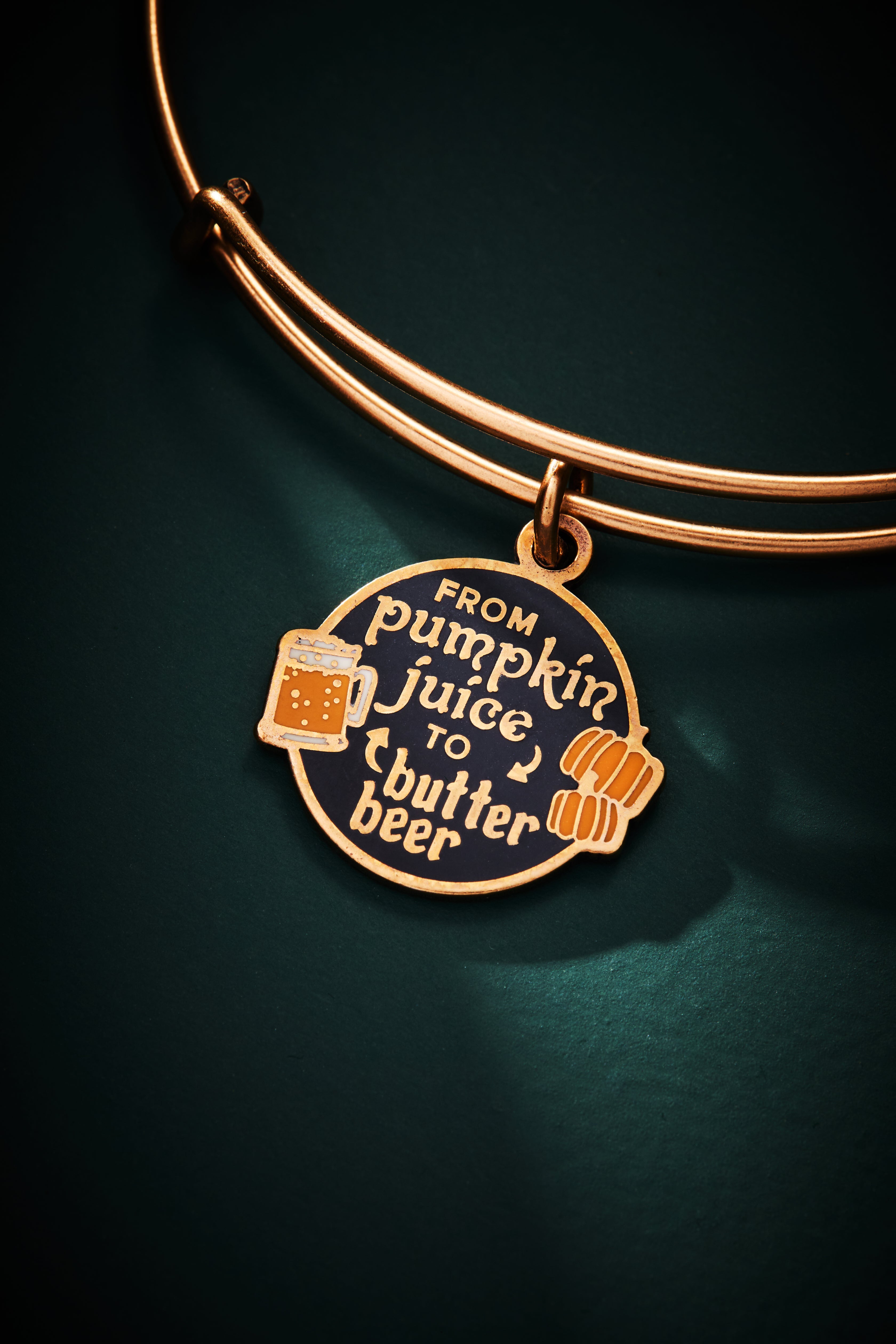 Harry Potter™ 'From Pumpkin Juice To Butter Beer' Charm Bangle - Aaria Tees Aaria Tees