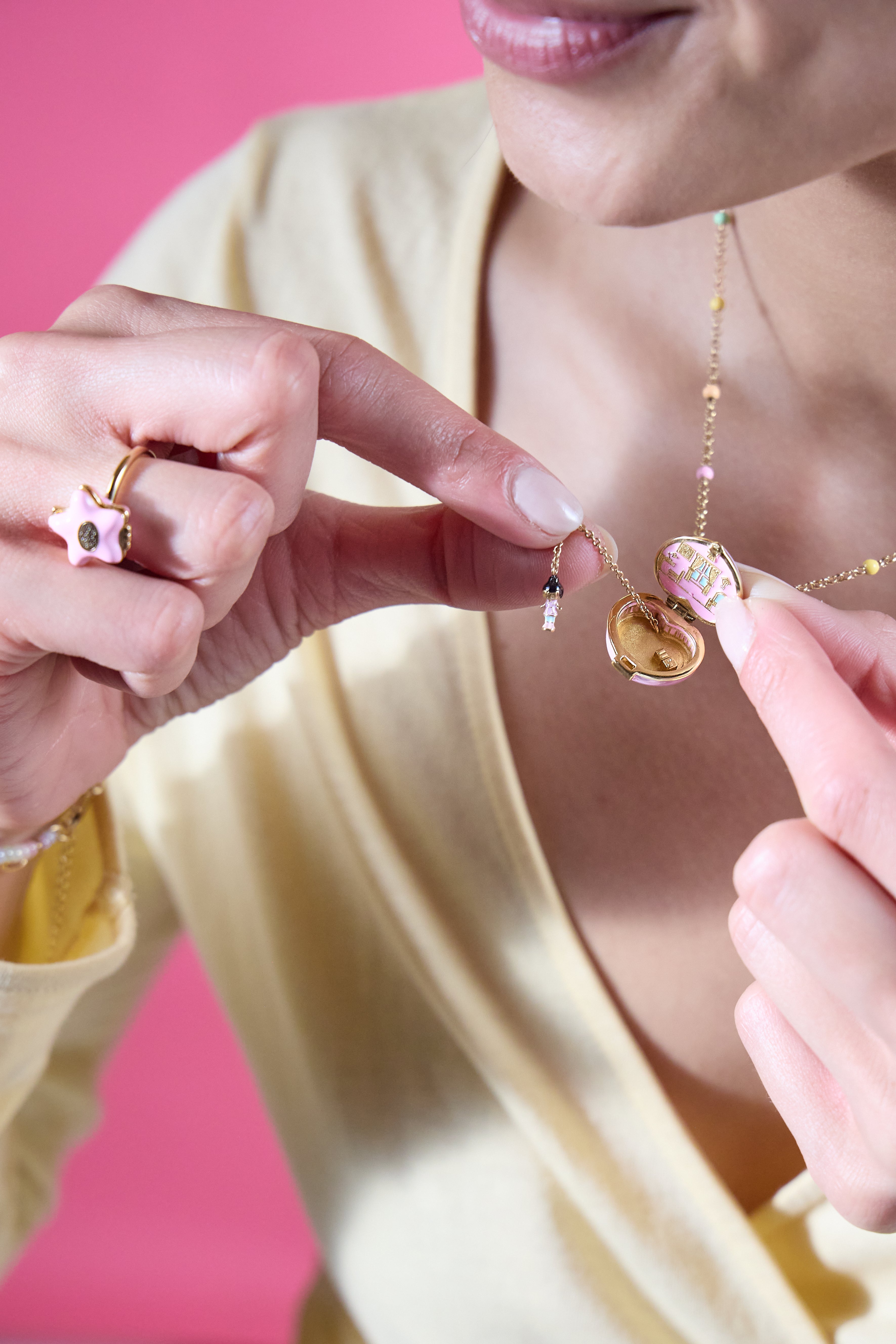 Polly Pocket™ House Locket Necklace - Aaria Tees Aaria Tees