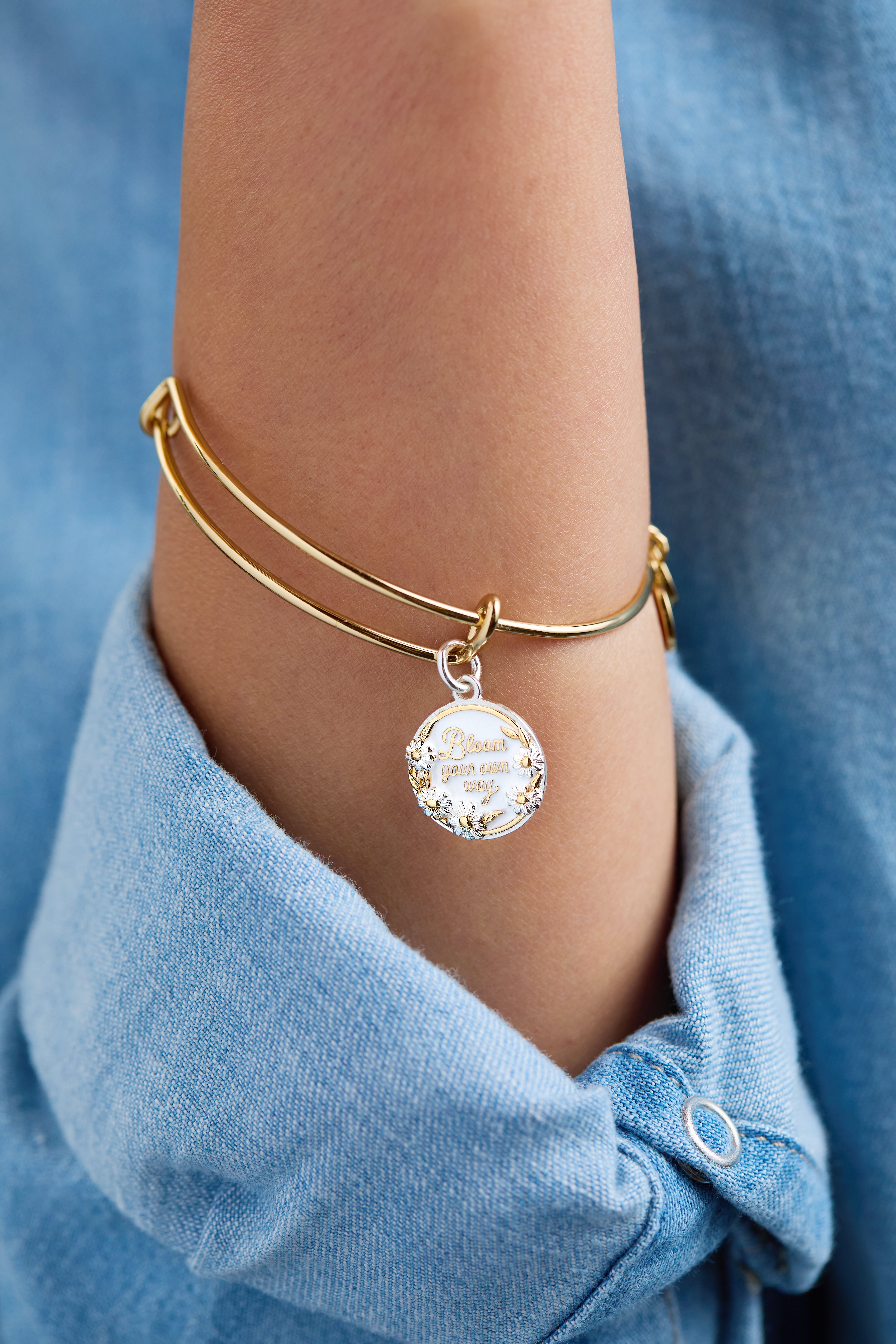 Bloom Your Own Way Bangle - Aaria Tees Aaria Tees