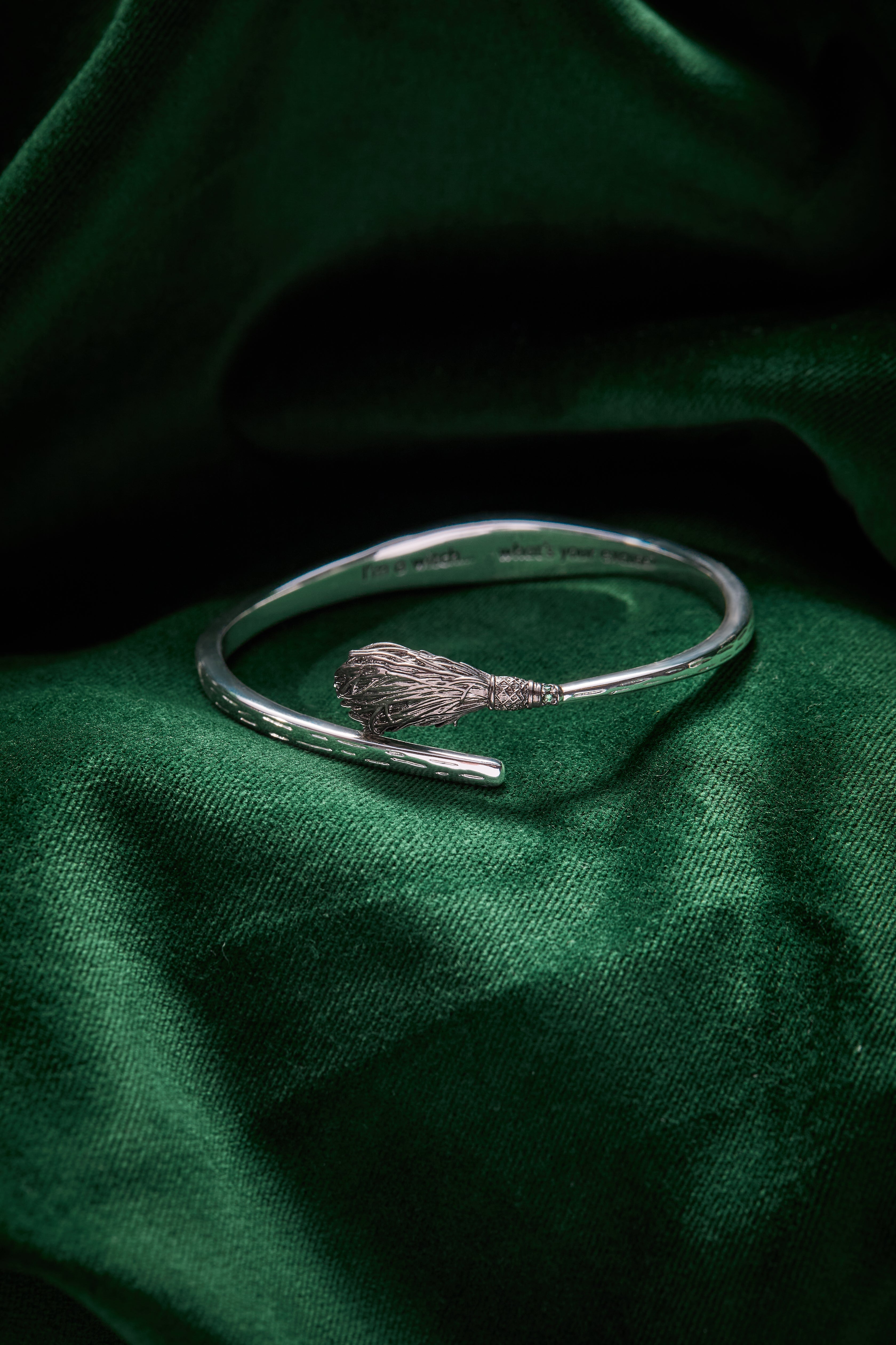 The Wizard of Oz™ Wicked Witch Broom Bypass Cuff - Aaria Tees Aaria Tees