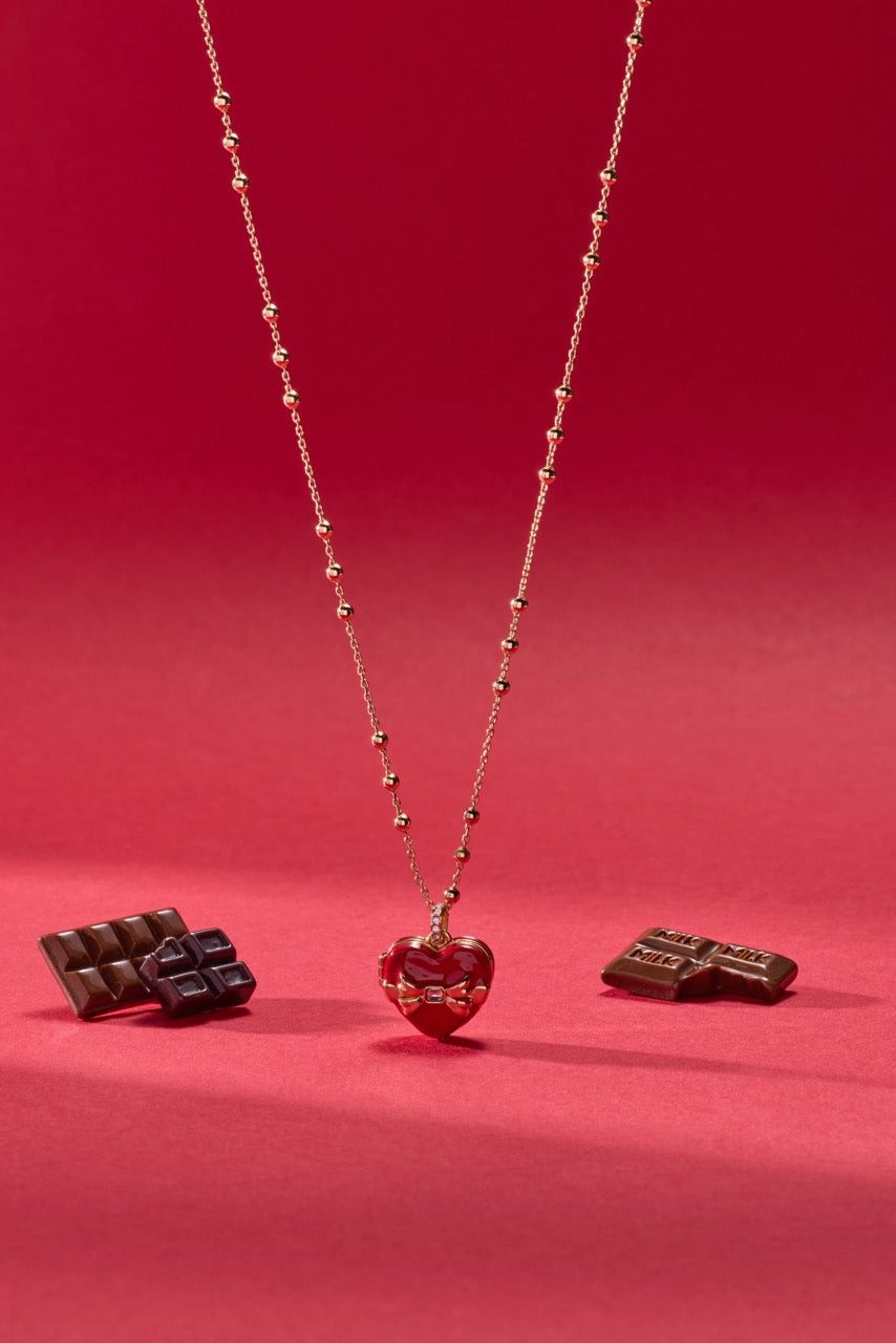 Box of Chocolate Locket Necklace - Aaria Tees Aaria Tees