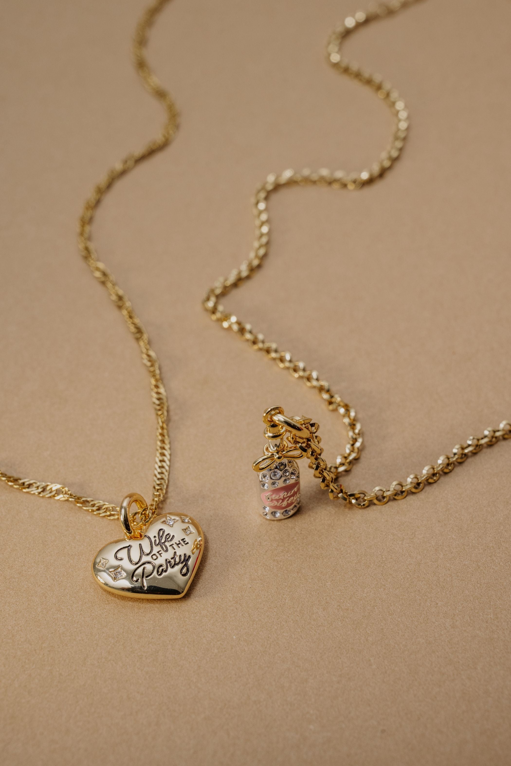 ‘Wife of the Party’ Heart Charm - Aaria Tees Aaria Tees