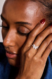 Glass Butterfly Statement Ring - Aaria Tees Aaria Tees