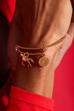 Horse Girl Rope Textured Charm Bangle - Aaria Tees Aaria Tees