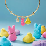 PEEPS® Chick and Bunny Multi Charm Bangle - Aaria Tees Aaria Tees