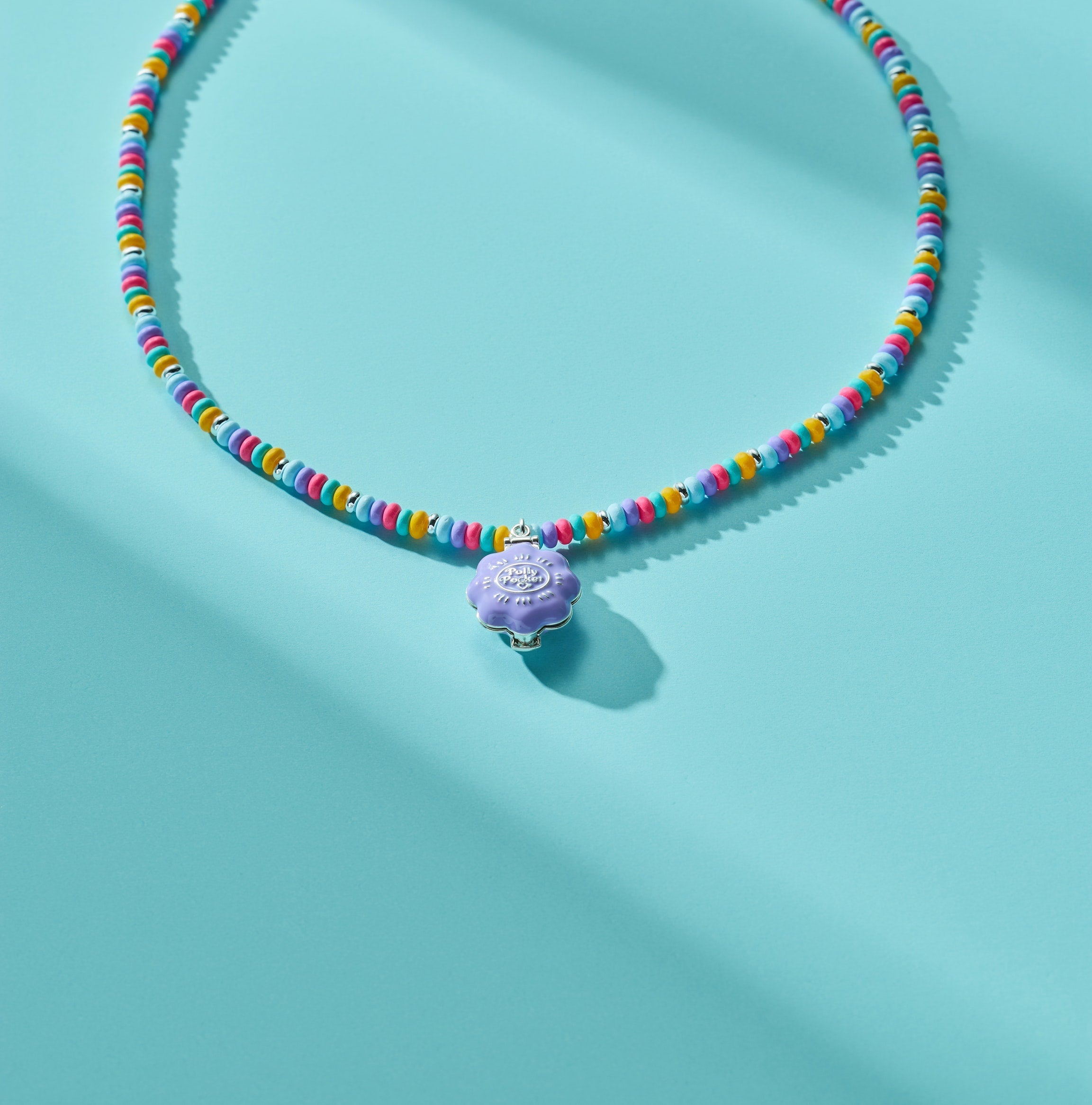 Polly Pocket™ Limited Edition Pool Party Beaded Locket Necklace - Aaria Tees Aaria Tees