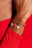 Sweet Shop 'Be Mine' Heart Multi Charm Bangle - Aaria Tees Aaria Tees