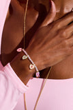 Sweethearts® ‘XOXO’ Heart Charm Beaded Pearl Bracelet - Aaria Tees Aaria Tees