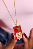 Sweethearts® Box Locket And Heart Charm Necklace - Aaria Tees Aaria Tees