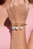 Sweethearts® Multi-Heart Charm Bangle - Aaria Tees Aaria Tees