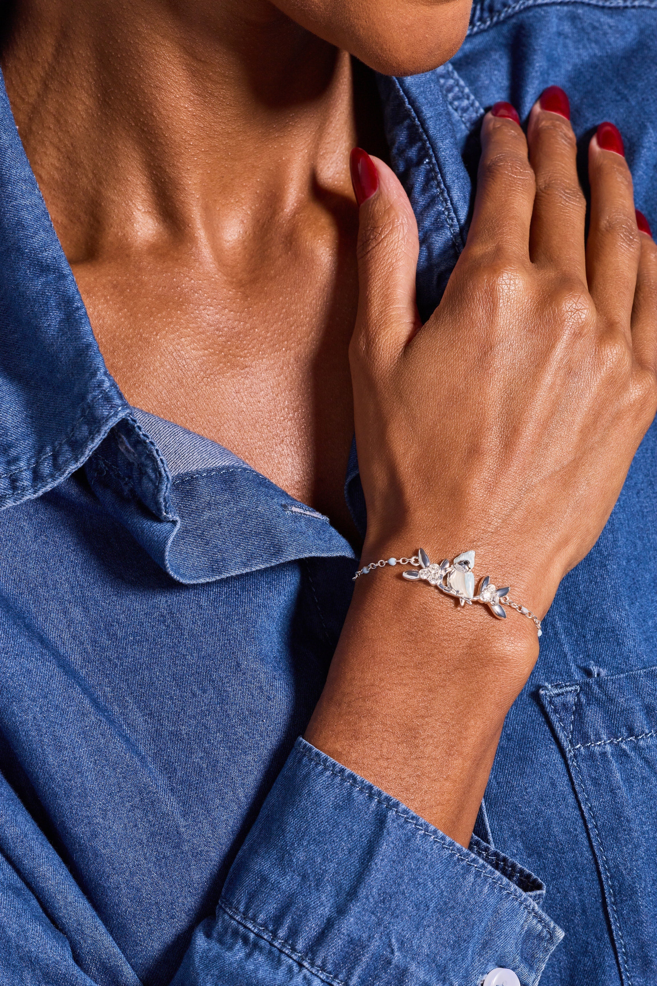 Tufted Titmouse Bird Bracelet - Aaria Tees Aaria Tees