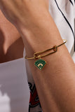 "Always Swing for the Fences" Charm Bangle - Aaria Tees Aaria Tees