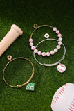 "Always Swing for the Fences" Charm Bangle - Aaria Tees Aaria Tees
